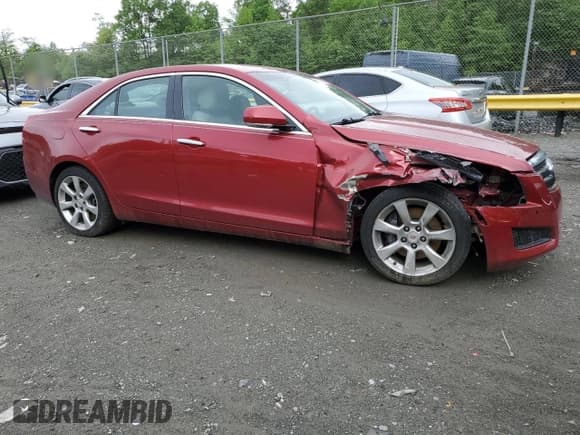 ✅ 2013 Cadillac ATS Luxury • VIN: 1G6AB5R33D0109148 • Lot: 55619665. Listed on Copart with 48,328 mi. Free auction sales archive from the USA and detailed vehicle history report at DreamBid. Image 4.