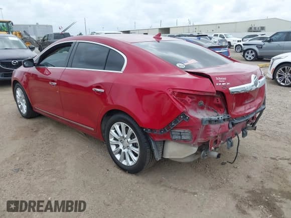 ✅ 2013 Buick LaCrosse Leather • VIN: 1G4GC5E38DF224623 • Lot: 42145182. Listed on IAAI with 89,090 mi. Free auction sales archive from the USA and detailed vehicle history report at DreamBid. Image 3.