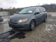 ✅ 2012 Honda Odyssey EX-L • VIN: 5FNRL5H63CB035402 • Lot: 43779658. Listed on IAAI with 170,420 mi. Free auction sales archive from the USA and detailed vehicle history report at DreamBid. Image 2.