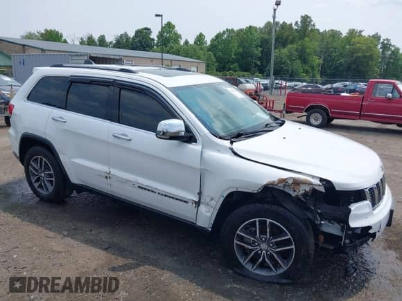 2018 Jeep Grand Cherokee Limited z VIN 1C4RJEBG3JC471734, wystawiony jako IAAI lot #42435256 z przebiegiem 68 312 mil mil oraz . Historia ofert i sprzedaży dostępna na DreamBid. Obrazek 1.