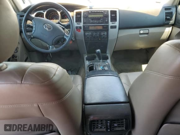 ✅ 2004 Toyota 4Runner Limited • VIN: JTEZU17R048021925 • Lot: 67806815. Listed on Copart with 292,350 mi. Free auction sales archive from the USA and detailed vehicle history report at DreamBid. Image 8.