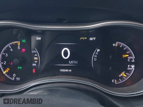 ✅ 2016 Jeep Grand Cherokee Overland • VIN: 1C4RJFCM5GC474718 • Лот: 41307515. Опубликован ранее на IAAI с пробегом 153 246 миль. Бесплатный доступ к архиву аукционных продаж из США и подробный отчёт об истории автомобиля на DreamBid. Изображение 7.