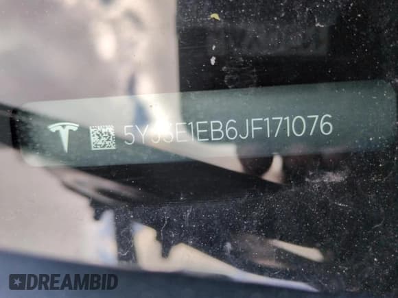 ✅ 2018 Tesla Model 3 Long Range Battery • VIN: 5YJ3E1EB6JF171076 • Lot: 57524695. Wystawiony na Copart z przebiegiem 83 947 mil. Bezpłatny archiwum sprzedaży aukcyjnych z USA i szczegółowy raport historii pojazdu na DreamBid. Zdjęcie 12.