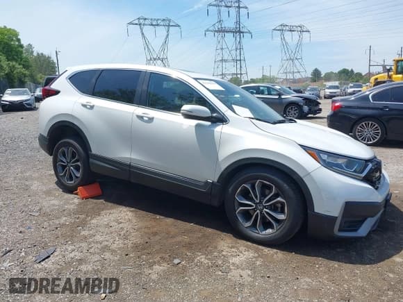 ✅ 2022 Honda CR-V EX-L • VIN: 5J6RW2H80NA000829 • Lot: 42246509. Listed on IAAI with 194,547 mi. Free auction sales archive from the USA and detailed vehicle history report at DreamBid. Image 1.