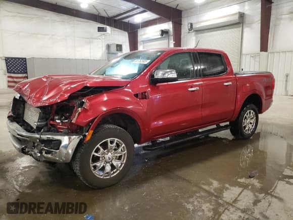 ✅ 2021 Ford Ranger Lariat • VIN: 1FTER4FH9MLD32118 • Lot: 81752905. Listed on Copart with 13,860 mi. Free auction sales archive from the USA and detailed vehicle history report at DreamBid. Image 1.