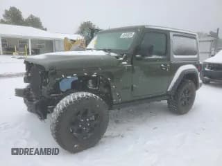 ✅ 2021 Jeep Wrangler Sport • VIN: 1C4GJXAN8MW856311 • Lot: 45948825. Listed on Copart with 16,550 mi. Free auction sales archive from the USA and detailed vehicle history report at DreamBid. Image 1.