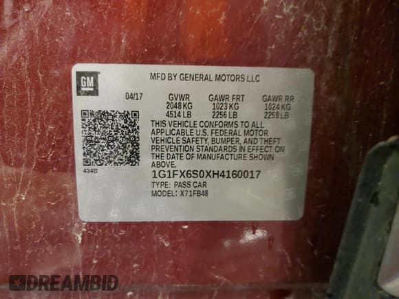 ✅ 2017 Chevrolet Bolt EV Premier • VIN: 1G1FX6S0XH4160017 • Lot: 45235165. Wystawiony na Copart z przebiegiem 95 692 mil. Bezpłatny archiwum sprzedaży aukcyjnych z USA i szczegółowy raport historii pojazdu na DreamBid. Zdjęcie 12.