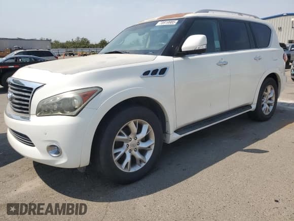 ✅ 2011 Infiniti QX56 8-passenger • VIN: JN8AZ2ND8B9701177 • Lot: 70919985. Listed on Copart with 160,192 mi. Free auction sales archive from the USA and detailed vehicle history report at DreamBid. Image 1.