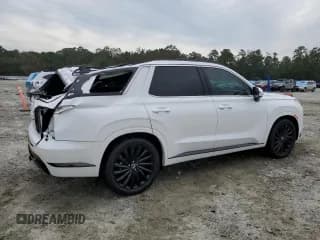 ✅ 2024 Hyundai Palisade Calligraphy • VIN: KM8R7DGE8RU713581 • Лот: 75006264. Опубликован ранее на Copart с пробегом 4 906 миль. Бесплатный доступ к архиву аукционных продаж из США и подробный отчёт об истории автомобиля на DreamBid. Изображение 3.