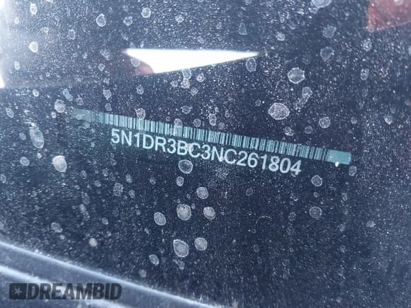 ✅ 2022 Nissan Pathfinder SV • VIN: 5N1DR3BC3NC261804 • Лот: 42118702. Опубликован ранее на IAAI с пробегом 29 624 миль. Бесплатный доступ к архиву аукционных продаж из США и подробный отчёт об истории автомобиля на DreamBid. Изображение 9.