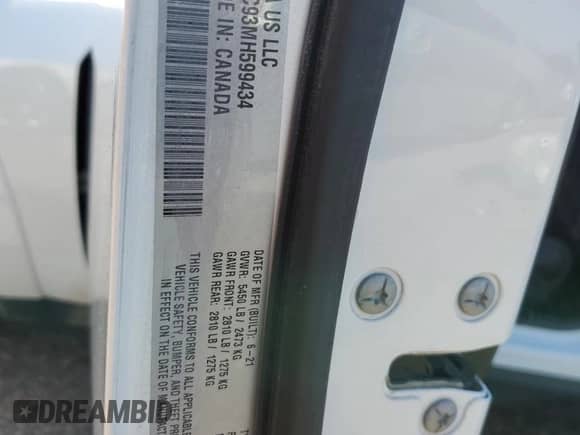 2021 Dodge Challenger SRT Hellcat with VIN 2C3CDZC93MH599434, listed as a Copart auction lot 54878345 with 16,554 mi miles and Salvage title. Bid and sale history available at DreamBid. Image 12.