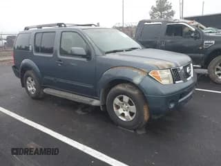 ✅ 2007 Nissan Pathfinder LE • VIN: 5N1AR18U27C602359 • Lot: 43838229. Listed on IAAI with 217,740 mi. Free auction sales archive from the USA and detailed vehicle history report at DreamBid. Image 1.