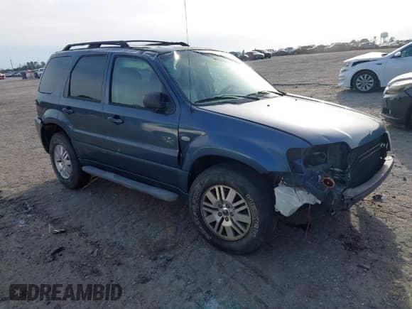 2006 Mercury Mariner Luxury с VIN 4M2CU57186DJ07953, выставлен на аукционе IAAI как лот 41756840 с пробегом 163 988 миль миль и . История ставок и продаж доступна на DreamBid. Изображение 1.