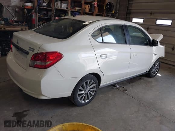✅ 2019 Mitsubishi Mirage ES • VIN: ML32F3FJ1KHF12997 • Lot: 42060181. Listed on IAAI with 89,393 mi. Free auction sales archive from the USA and detailed vehicle history report at DreamBid. Image 4.
