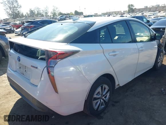 ✅ 2017 Toyota Prius Two • VIN: JTDKBRFU4H3042473 • Lot: 43062170. Listed on IAAI with 156,043 mi. Free auction sales archive from the USA and detailed vehicle history report at DreamBid. Image 4.