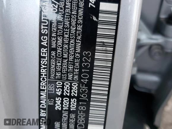 ✅ 2003 Mercedes-Benz C 240 • VIN: WDBRF81J63F401323 • Lot: 82829204. Wystawiony na Copart z przebiegiem 69 979 mil. Bezpłatny archiwum sprzedaży aukcyjnych z USA i szczegółowy raport historii pojazdu na DreamBid. Zdjęcie 12.