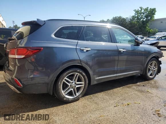 2018 Hyundai Santa Fe SE Ultimate with VIN KM8SR4HF9JU262815, listed as a Copart auction lot 60081025 with 48,711 mi miles and Clean title. Bid and sale history available at DreamBid. Image 3.