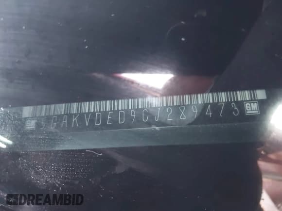 ✅ 2012 Buick Enclave Premium • VIN: 5GAKVDED9CJ289473 • Lot: 42775891. Listed on IAAI with 195,670 mi. Free auction sales archive from the USA and detailed vehicle history report at DreamBid. Image 9.