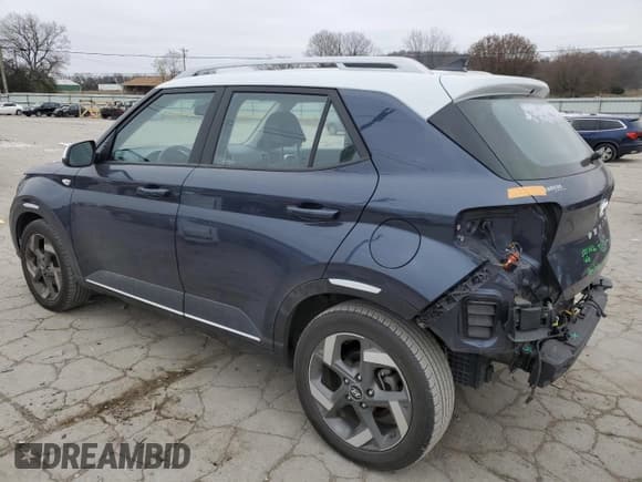 ✅ 2020 Hyundai Venue SEL • VIN: KMHRC8A34LU014160 • Lot: 82614324. Listed on Copart with 24,604 mi. Free auction sales archive from the USA and detailed vehicle history report at DreamBid. Image 2.