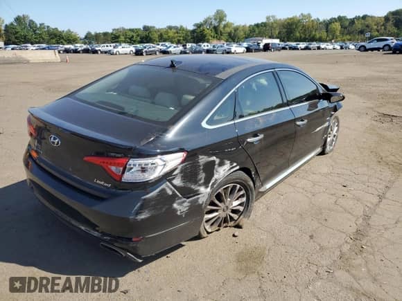 2015 Hyundai Sonata Limited с VIN 5NPE34AF8FH056898, выставлен на аукционе Copart как лот 80064115 с пробегом 92 676 миль миль и Списание • Salvage title. История ставок и продаж доступна на DreamBid. Изображение 3.
