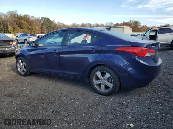 ✅ 2013 Hyundai Elantra Limited • VIN: 5NPDH4AE1DH269774 • Lot: 89862705. Listed on Copart with 92,662 mi. Free auction sales archive from the USA and detailed vehicle history report at DreamBid. Image 2.