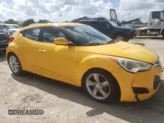 2015 Hyundai Veloster RE:FLEX with VIN KMHTC6AD0FU245144, listed as a Copart auction lot 90270455 with 94,874 mi miles and Clean title. Bid and sale history available at DreamBid. Image 4.