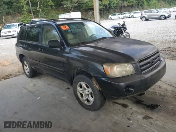 2004 Toyota Highlander z VIN JTEGD21A040092430, wystawiony jako Copart lot #69725745 z przebiegiem 201 447 mil mil oraz Czysty tytuł • Clean title. Historia ofert i sprzedaży dostępna na DreamBid. Obrazek 4.