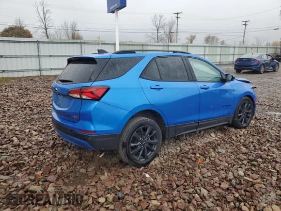 ✅ 2024 Chevrolet Equinox RS • VIN: 3GNAXWEGXRS148940 • Lot: 86818415. Wystawiony na Copart z przebiegiem 22 096 mil. Bezpłatny archiwum sprzedaży aukcyjnych z USA i szczegółowy raport historii pojazdu na DreamBid. Zdjęcie 3.