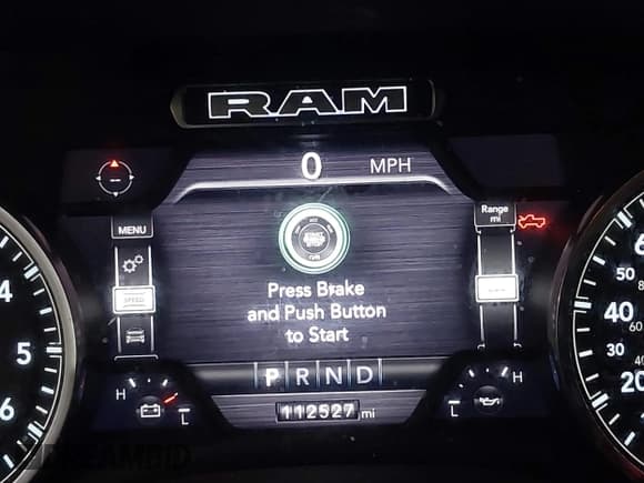 ✅ 2022 Ram 1500 Big Horn • VIN: 1C6SRFBT2NN281888 • Lot: 41971869. Listed on IAAI with 112,527 mi. Free auction sales archive from the USA and detailed vehicle history report at DreamBid. Image 7.