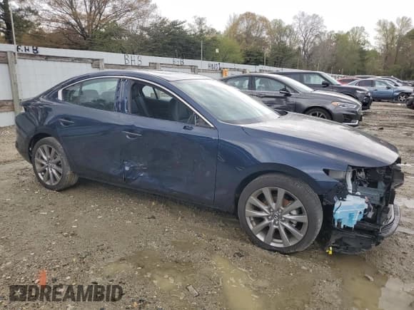 ✅ 2024 Mazda 3 S Preferred • VIN: 3MZBPACM7RM424663 • Lot: 52496455. Listed on Copart with 2,198 mi. Free auction sales archive from the USA and detailed vehicle history report at DreamBid. Image 4.