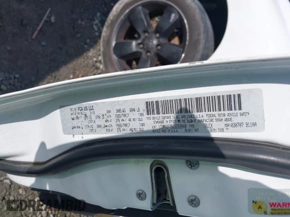 ✅ 2016 Ram 1500 Tradesman • VIN: 1C6RR6FT5GS292848 • Lot: 42460665. Listed on IAAI with 127,818 mi. Free auction sales archive from the USA and detailed vehicle history report at DreamBid. Image 9.