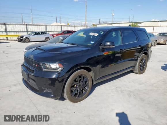 2018 Dodge Durango R/T with VIN 1C4SDJCT3JC456468, listed as a Copart auction lot 85203085 with 81,295 mi miles and Clean title. Bid and sale history available at DreamBid. Image 1.