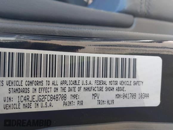 ✅ 2015 Jeep Grand Cherokee Summit • VIN: 1C4RJEJG2FC848708 • Lot: 43331634. Listed on IAAI with 175,969 mi. Free auction sales archive from the USA and detailed vehicle history report at DreamBid. Image 9.