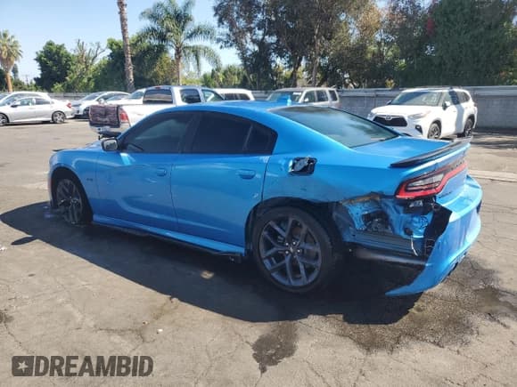 ✅ 2023 Dodge Charger R/T • VIN: 2C3CDXCT3PH576126 • Lot: 71073645. Listed on Copart with 8,215 mi. Free auction sales archive from the USA and detailed vehicle history report at DreamBid. Image 2.