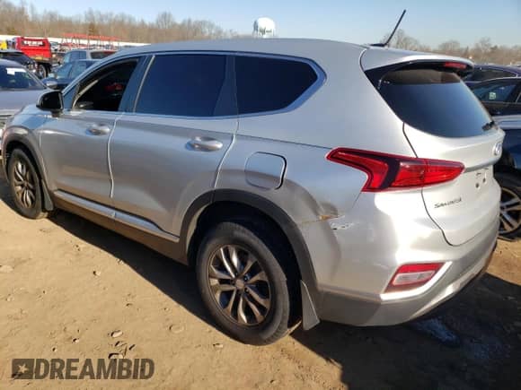 2019 Hyundai Santa Fe SE z VIN 5NMS23AD0KH133754, wystawiony jako Copart lot #71846932 z przebiegiem 45 200 mil mil oraz . Historia ofert i sprzedaży dostępna na DreamBid. Obrazek 2.