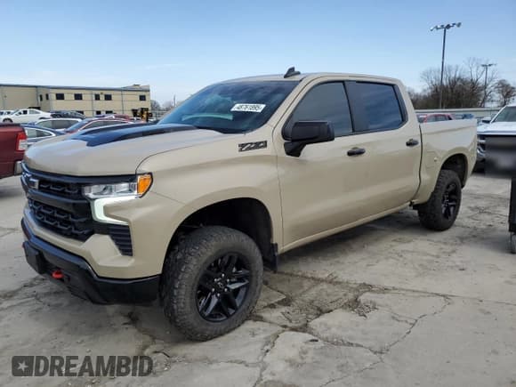 ✅ 2023 Chevrolet Silverado 1500 LT Trail Boss • VIN: 3GCUDFE88PG115832 • Lot: 48761895. Wystawiony na Copart z przebiegiem 57 479 mil. Bezpłatny archiwum sprzedaży aukcyjnych z USA i szczegółowy raport historii pojazdu na DreamBid. Zdjęcie 1.