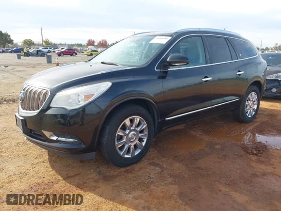 ✅ 2014 Buick Enclave Leather • VIN: 5GAKVBKD1EJ189766 • Lot: 43685584. Listed on IAAI with 163,992 mi. Free auction sales archive from the USA and detailed vehicle history report at DreamBid. Image 2.