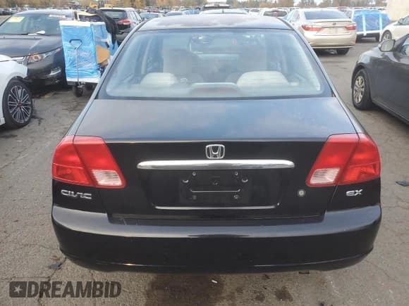 ✅ 2001 Honda Civic EX • VIN: JHMES26721S002949 • Лот: 92070655. Опубликован ранее на Copart с пробегом 142 989 миль. Бесплатный доступ к архиву аукционных продаж из США и подробный отчёт об истории автомобиля на DreamBid. Изображение 6.