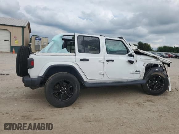 ✅ 2020 Jeep Wrangler Unlimited Sahara Altitude • VIN: 1C4HJXEN3LW162848 • Лот: 65244345. Опубликован ранее на Copart с пробегом Не указан. Бесплатный доступ к архиву аукционных продаж из США и подробный отчёт об истории автомобиля на DreamBid. Изображение 3.
