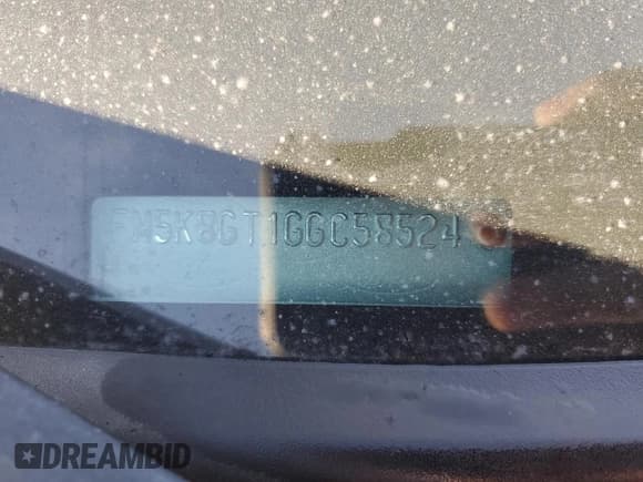 ✅ 2016 Ford Explorer Sport • VIN: 1FM5K8GT1GGC58524 • Lot: 89566105. Wystawiony na Copart z przebiegiem Nie podano. Bezpłatny archiwum sprzedaży aukcyjnych z USA i szczegółowy raport historii pojazdu na DreamBid. Zdjęcie 14.