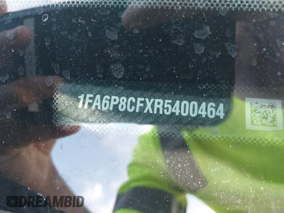 ✅ 2024 Ford Mustang GT Premium • VIN: 1FA6P8CFXR5400464 • Lot: 42961039. Listed on IAAI with 5,368 mi. Free auction sales archive from the USA and detailed vehicle history report at DreamBid. Image 9.