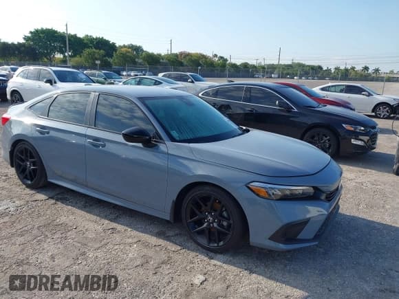 ✅ 2024 Honda Civic Sport • VIN: 2HGFE2F52RH566679 • Lot: 41993876. Listed on IAAI with 16,584 mi. Free auction sales archive from the USA and detailed vehicle history report at DreamBid. Image 1.