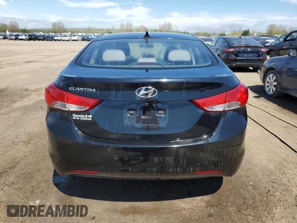 ✅ 2012 Hyundai Elantra GLS • VIN: 5NPDH4AEXCH096772 • Lot: 56947835. Listed on Copart with 224,793 mi. Free auction sales archive from the USA and detailed vehicle history report at DreamBid. Image 6.