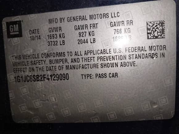 2015 Chevrolet Sonic LT z VIN 1G1JC6SB2F4129090, wystawiony jako IAAI lot #42615917 z przebiegiem 98 704 mil mil oraz . Historia ofert i sprzedaży dostępna na DreamBid. Obrazek 9.