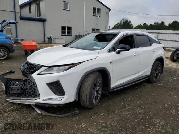 ✅ 2020 Lexus RX 350 F Sport Performance • VIN: 2T2YZMDA7LC219448 • Lot: 68414565. Listed on Copart with 45,967 mi. Free auction sales archive from the USA and detailed vehicle history report at DreamBid. Image 1.