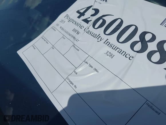 ✅ 2015 BMW 3 Series 328i • VIN: WBA3A5G56FNS90147 • Lot: 42600882. Listed on IAAI with 100,956 mi. Free auction sales archive from the USA and detailed vehicle history report at DreamBid. Image 6.