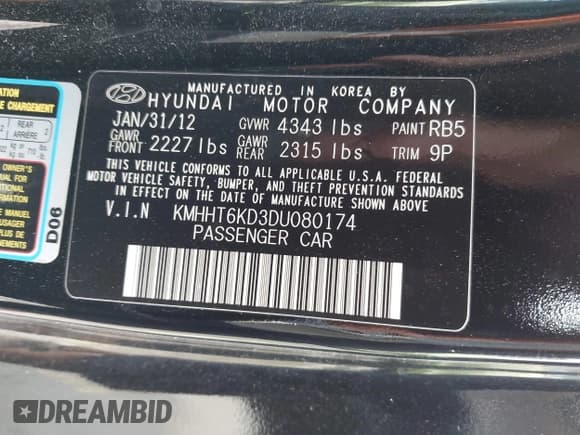 ✅ 2013 Hyundai Genesis Coupe 2.0T • VIN: KMHHT6KD3DU080174 • Lot: 42611726. Wystawiony na IAAI z przebiegiem 89 682 mil. Bezpłatny archiwum sprzedaży aukcyjnych z USA i szczegółowy raport historii pojazdu na DreamBid. Zdjęcie 9.