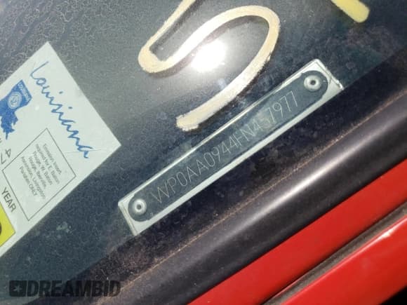 ✅ 1985 Porsche 944 • VIN: WP0AA0944FN457977 • Lot: 51787715. Listed on Copart with 224,535 mi. Free auction sales archive from the USA and detailed vehicle history report at DreamBid. Image 12.