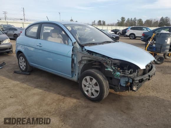 ✅ 2011 Hyundai Accent GS • VIN: KMHCM3AC5BU188159 • Lot: 44855635. Listed on Copart with 132,396 mi. Free auction sales archive from the USA and detailed vehicle history report at DreamBid. Image 4.
