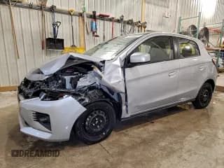 ✅ 2024 Mitsubishi Mirage ES • VIN: ML32AUHJ3RH025096 • Lot: 95648105. Wystawiony na Copart z przebiegiem 18 269 mil. Bezpłatny archiwum sprzedaży aukcyjnych z USA i szczegółowy raport historii pojazdu na DreamBid. Zdjęcie 1.